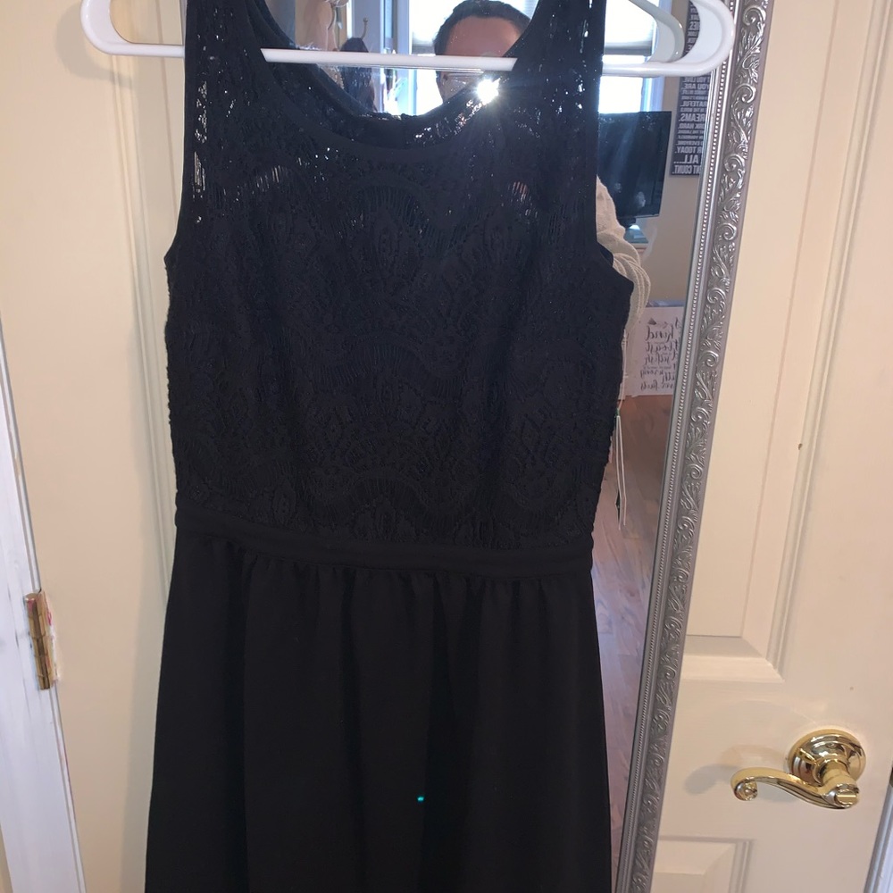 NWT!! Lilly Pulitzer black lace top dress